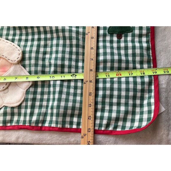 Collections Etc Set Lot Of 7 Christmas Santa Felt 3D Placemats and Napkins*Read - Picture 12 of 12